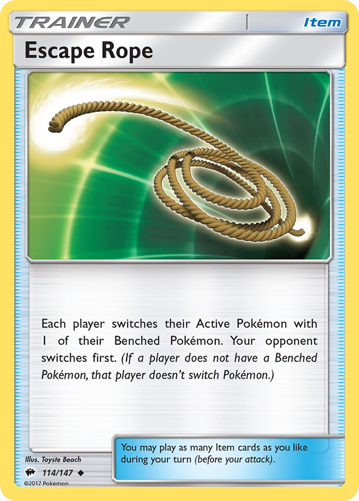 Escape Rope (114/147) [Sun & Moon: Burning Shadows] | Odin's Place