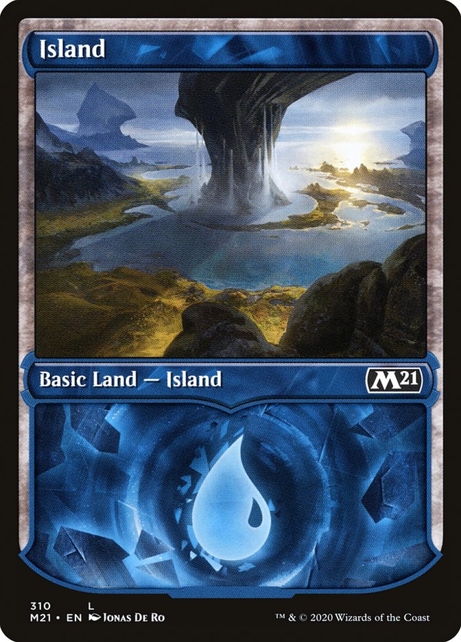 Island (310) (Showcase) [Core Set 2021] | Odin's Place