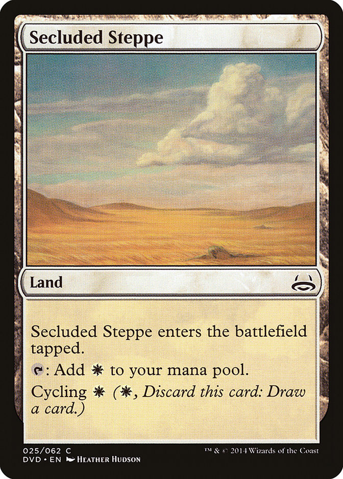Secluded Steppe (25) (Divine vs. Demonic) [Duel Decks Anthology] | Odin's Place