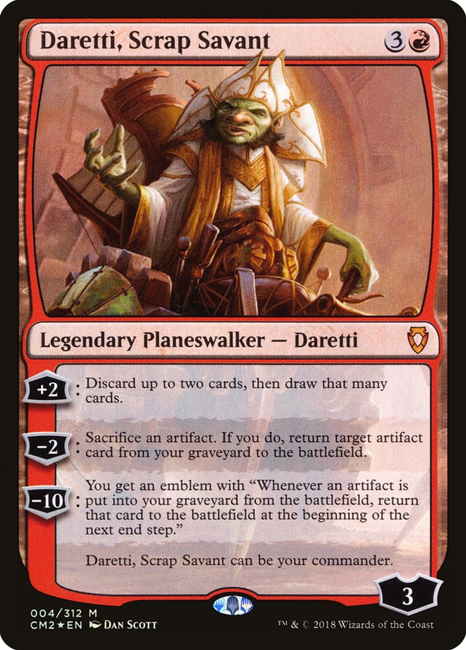 Daretti, Scrap Savant (4) [Commander Anthology Volume II] | Odin's Place