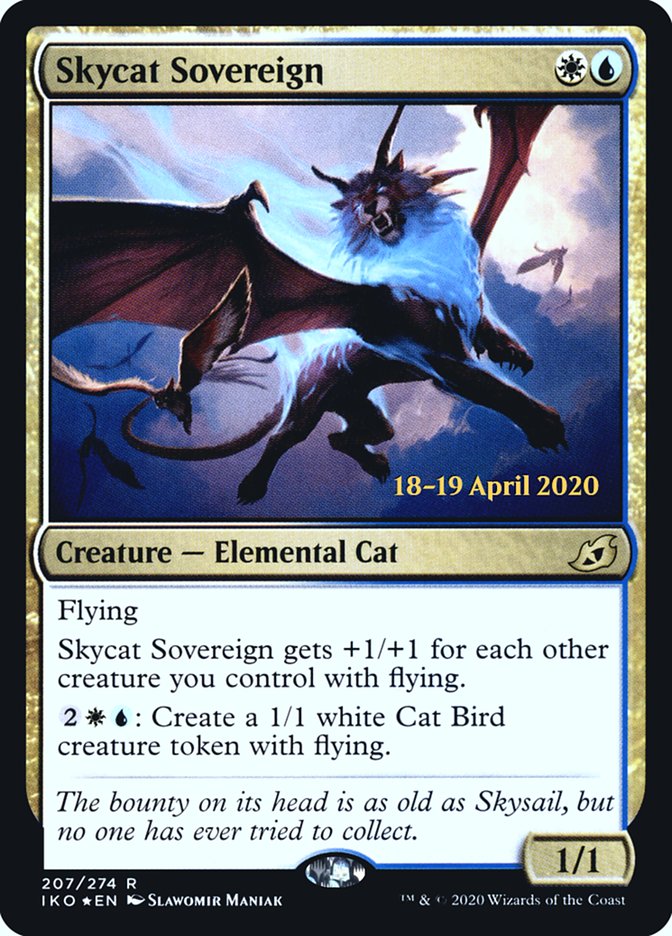 Skycat Sovereign [Ikoria: Lair of Behemoths Prerelease Promos] | Odin's Place
