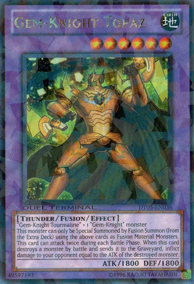 Gem-Knight Topaz [DT05-EN036] Ultra Rare | Odin's Place