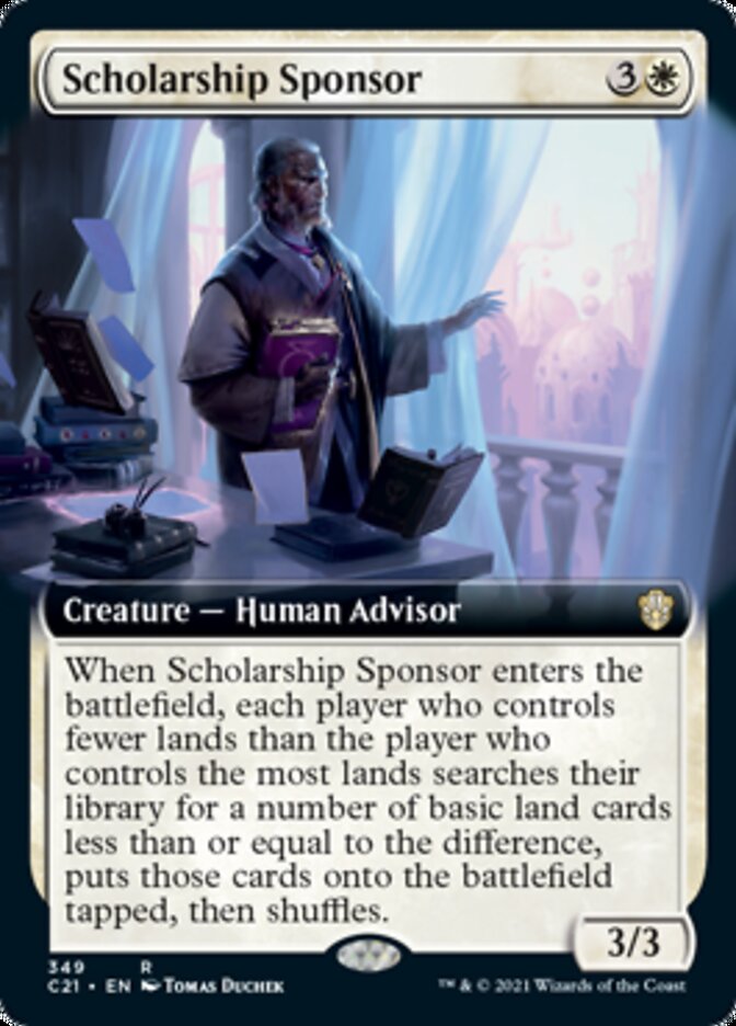 Scholarship Sponsor (Extended Art) [Commander 2021] | Odin's Place