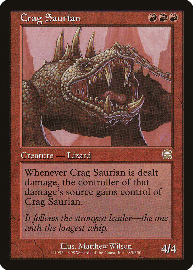 Crag Saurian (185) [Mercadian Masques] | Odin's Place