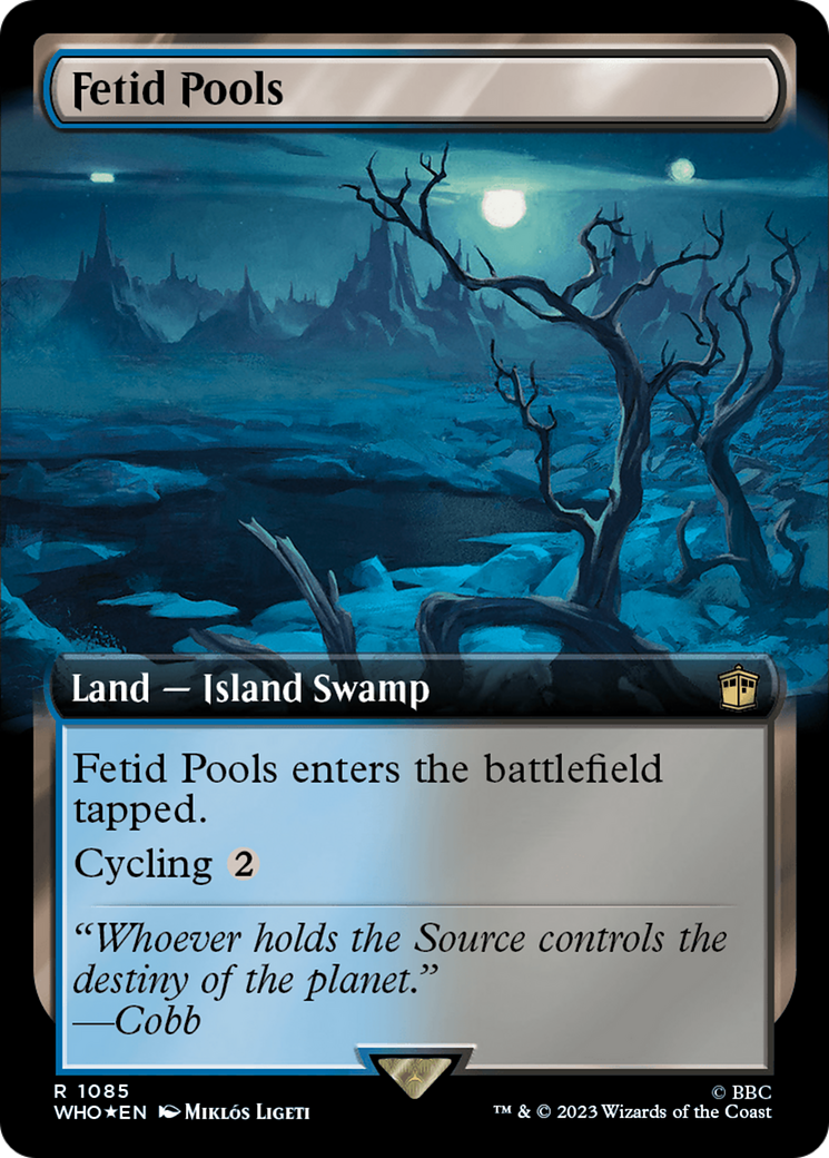 Fetid Pools (Extended Art) (Surge Foil) [Doctor Who] | Odin's Place