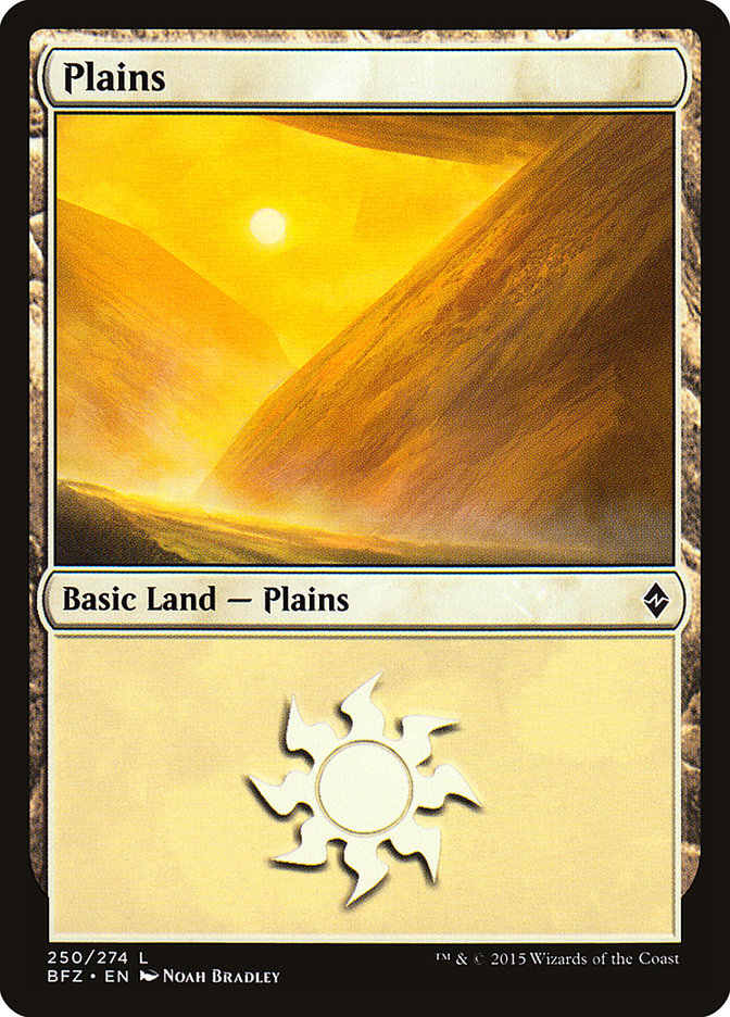 Plains (250) [Battle for Zendikar] | Odin's Place