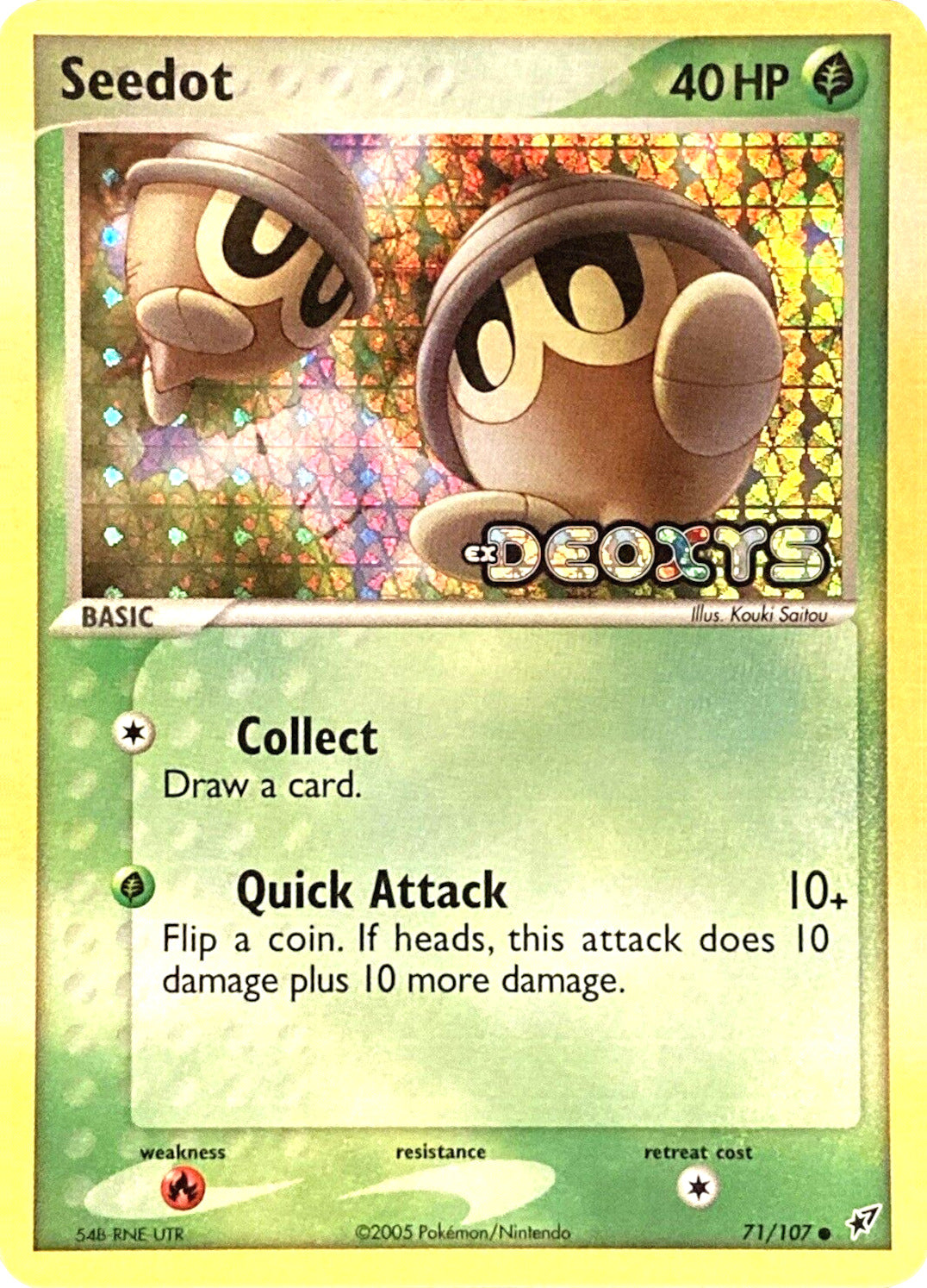 Seedot (71/107) (Stamped) [EX: Deoxys] | Odin's Place