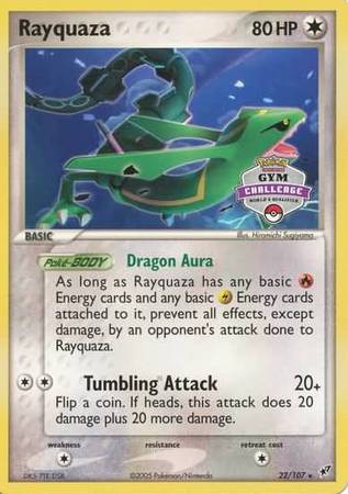 Rayquaza (22/107) (Gym Challenge Promo) [EX: Deoxys] | Odin's Place