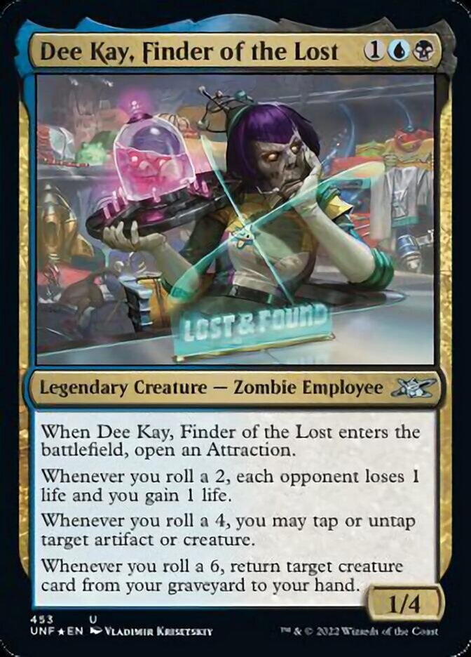 Dee Kay, Finder of the Lost (Galaxy Foil) [Unfinity] | Odin's Place
