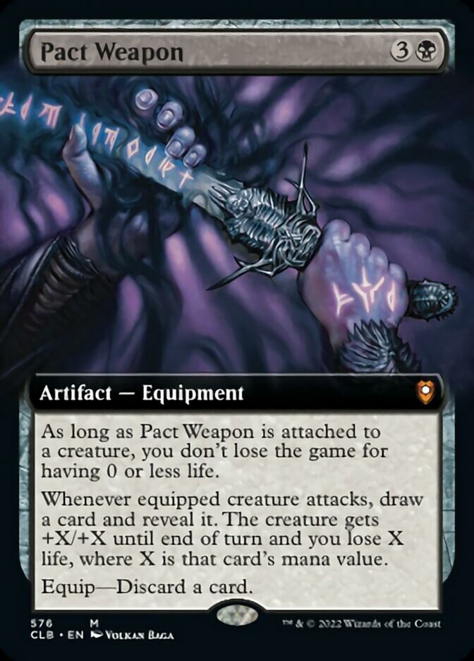 Pact Weapon (Extended Art) [Commander Legends: Battle for Baldur's Gate] | Odin's Place