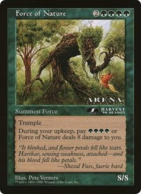 Force of Nature (39839) (Oversized) [Oversize Cards] | Odin's Place