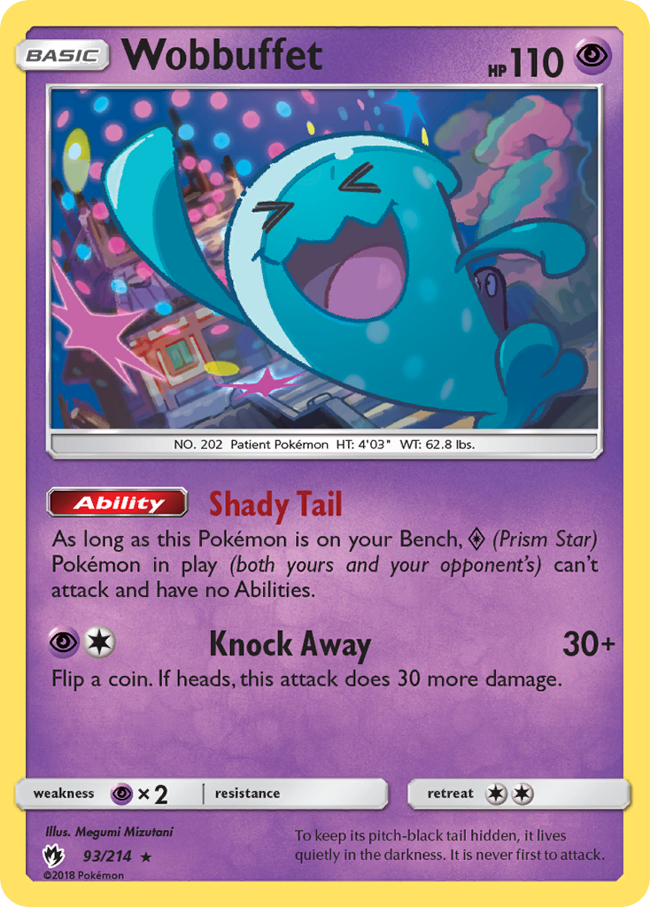 Wobbuffet (93/214) [Sun & Moon: Lost Thunder] | Odin's Place