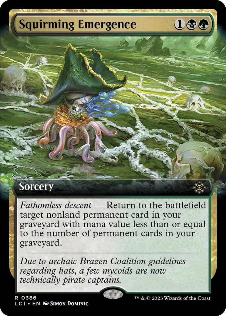 Squirming Emergence (Extended Art) [The Lost Caverns of Ixalan] | Odin's Place