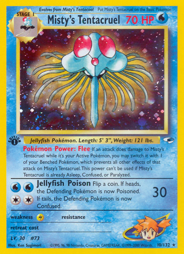 Misty's Tentacruel (10/132) [Gym Heroes 1st Edition] | Odin's Place