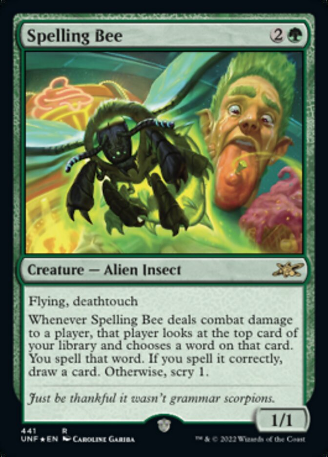 Spelling Bee (Galaxy Foil) [Unfinity] | Odin's Place