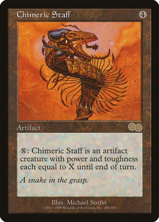Chimeric Staff (288) [Urza's Saga] | Odin's Place