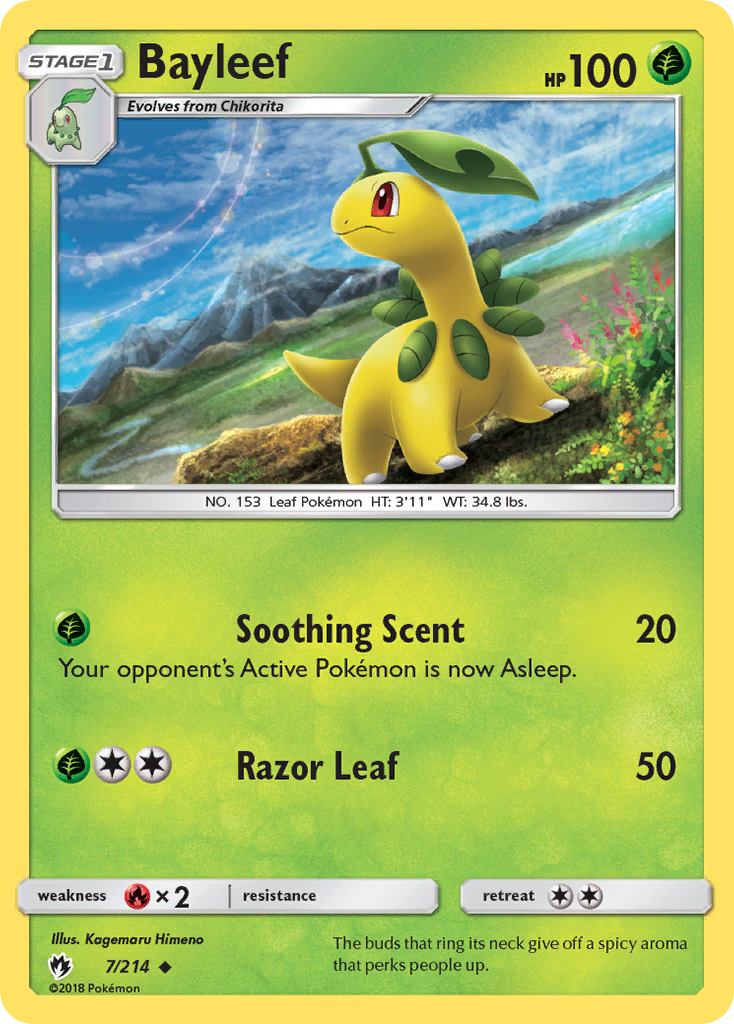 Bayleef (7/214) [Sun & Moon: Lost Thunder] | Odin's Place