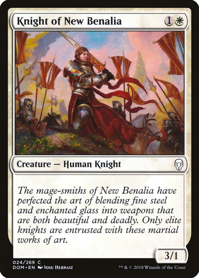 Knight of New Benalia (24) [Dominaria] | Odin's Place