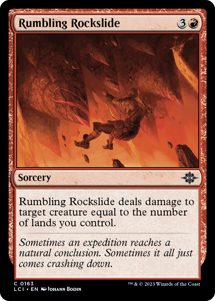 Rumbling Rockslide [The Lost Caverns of Ixalan] | Odin's Place