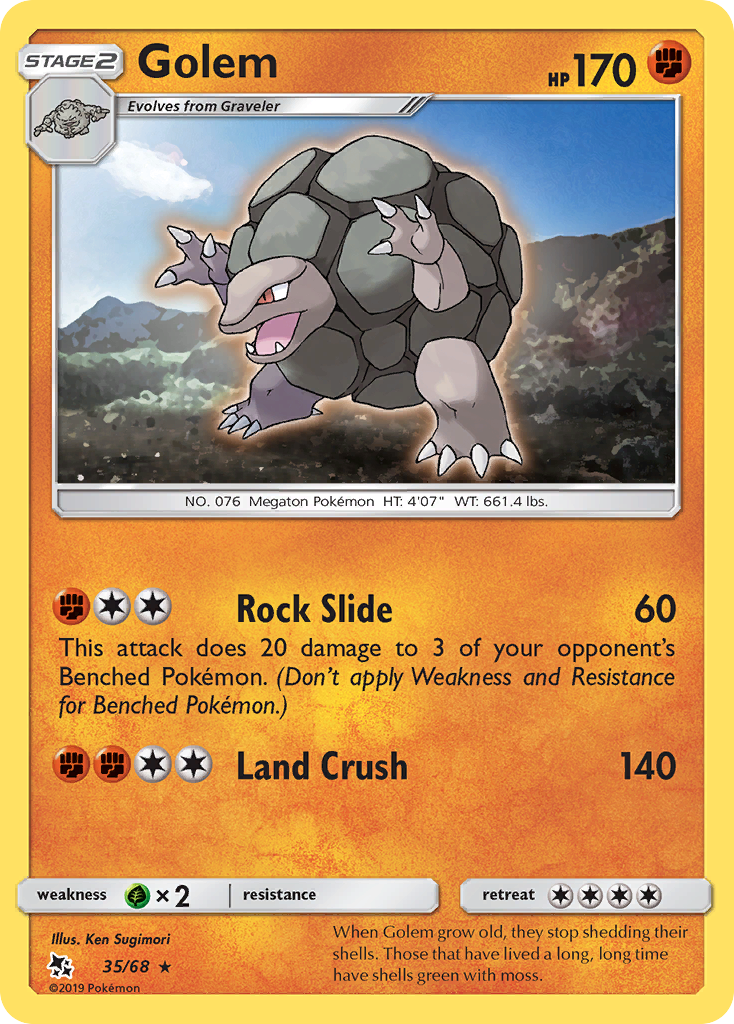 Golem (35/68) [Sun & Moon: Hidden Fates] | Odin's Place