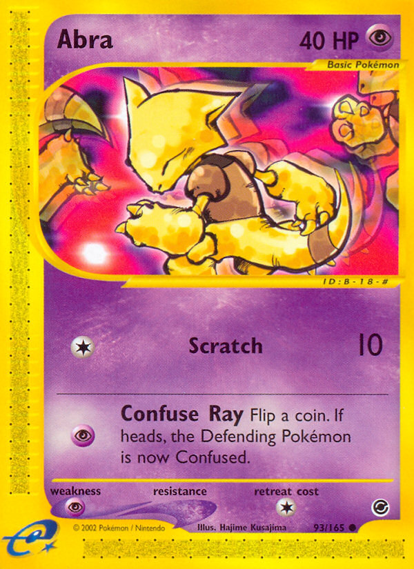 Abra (93/165) [Expedition: Base Set] | Odin's Place