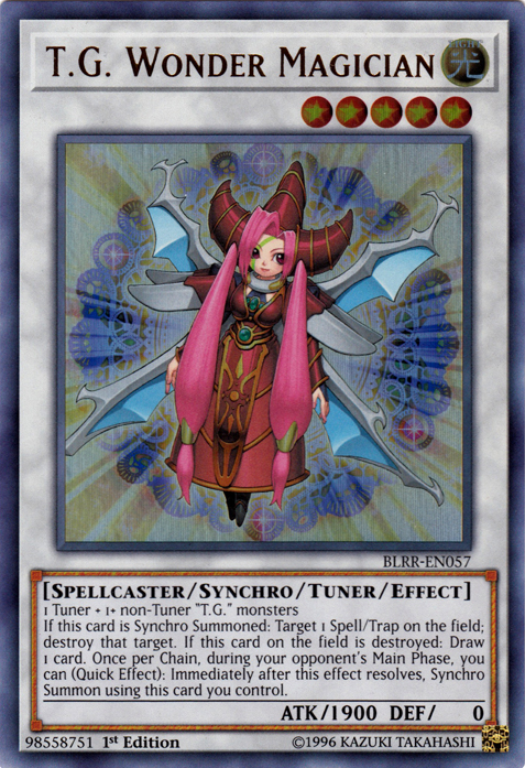 T.G. Wonder Magician [BLRR-EN057] Ultra Rare | Odin's Place
