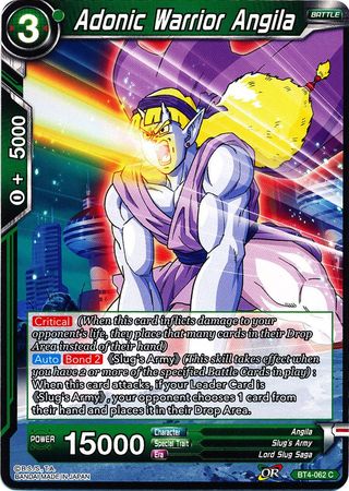 Adonic Warrior Angila (BT4-062) [Colossal Warfare] | Odin's Place