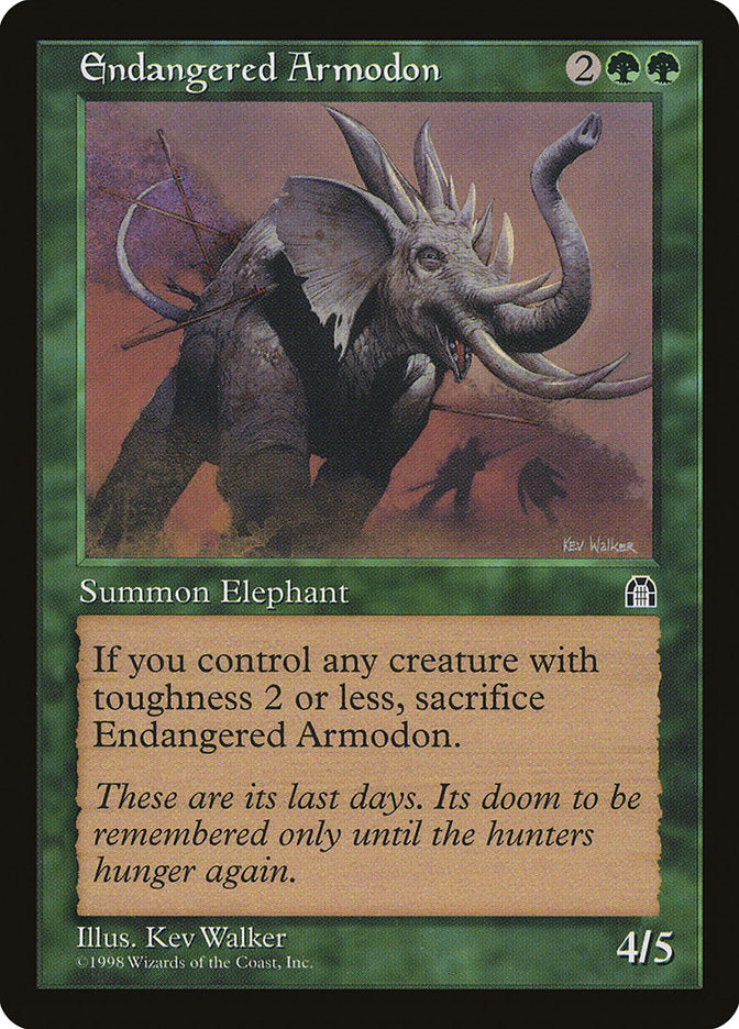 Endangered Armodon (107) [Stronghold] | Odin's Place