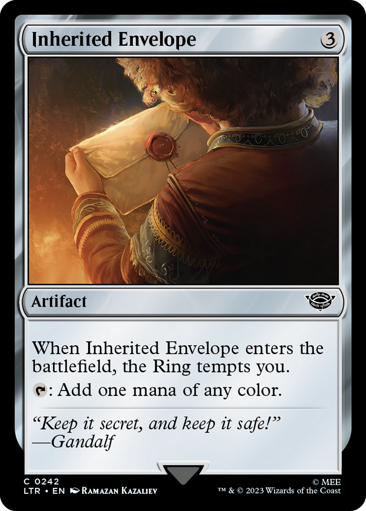 Inherited Envelope [The Lord of the Rings: Tales of Middle-Earth] | Odin's Place