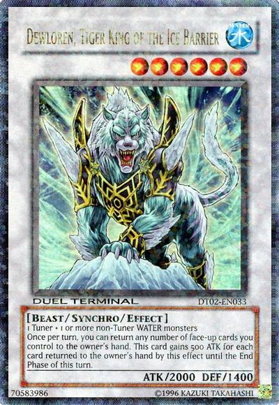 Dewloren, Tiger King of the Ice Barrier [DT02-EN033] Ultra Rare | Odin's Place