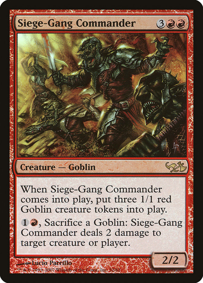Siege-Gang Commander (32) [Duel Decks: Elves vs. Goblins] | Odin's Place