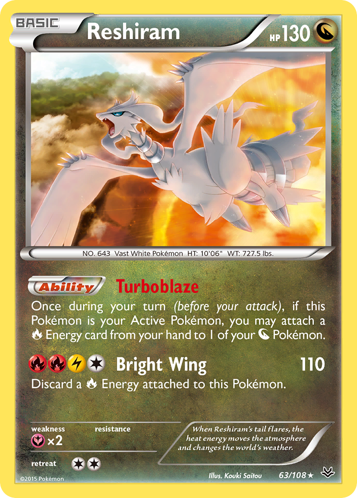 Reshiram (63/108) [XY: Roaring Skies] | Odin's Place