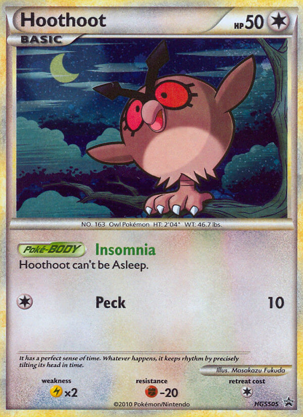Hoothoot (HGSS05) [HeartGold & SoulSilver: Black Star Promos] | Odin's Place