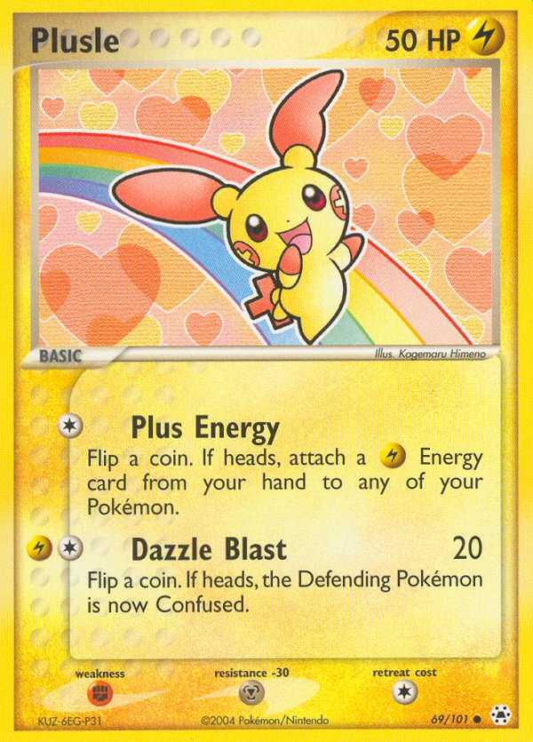 Plusle (69/101) [EX: Hidden Legends] | Odin's Place