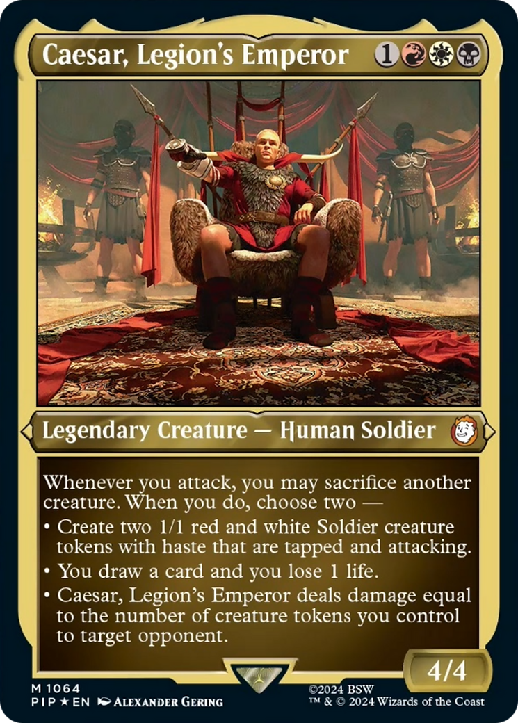 Caesar, Legion's Emperor (Display Commander) [Fallout] | Odin's Place