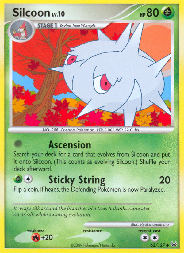 Silcoon (63/127) [Platinum: Base Set] | Odin's Place