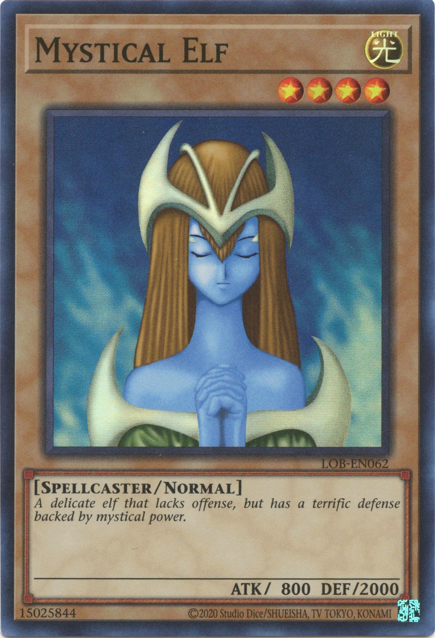Mystical Elf (25th Anniversary) [LOB-EN062] Super Rare | Odin's Place