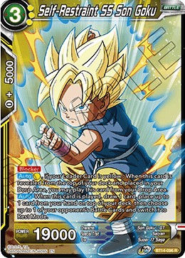 Self-Restraint SS Son Goku (BT14-096) [Cross Spirits] | Odin's Place