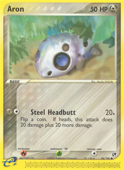 Aron (56/100) [EX: Sandstorm] | Odin's Place