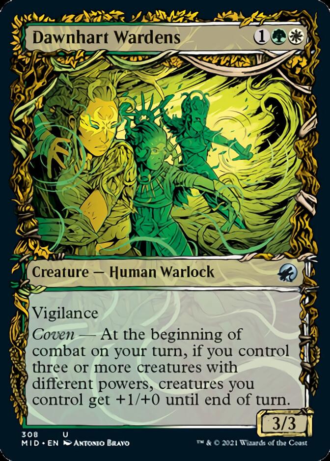 Dawnhart Wardens (Showcase Equinox) [Innistrad: Midnight Hunt] | Odin's Place