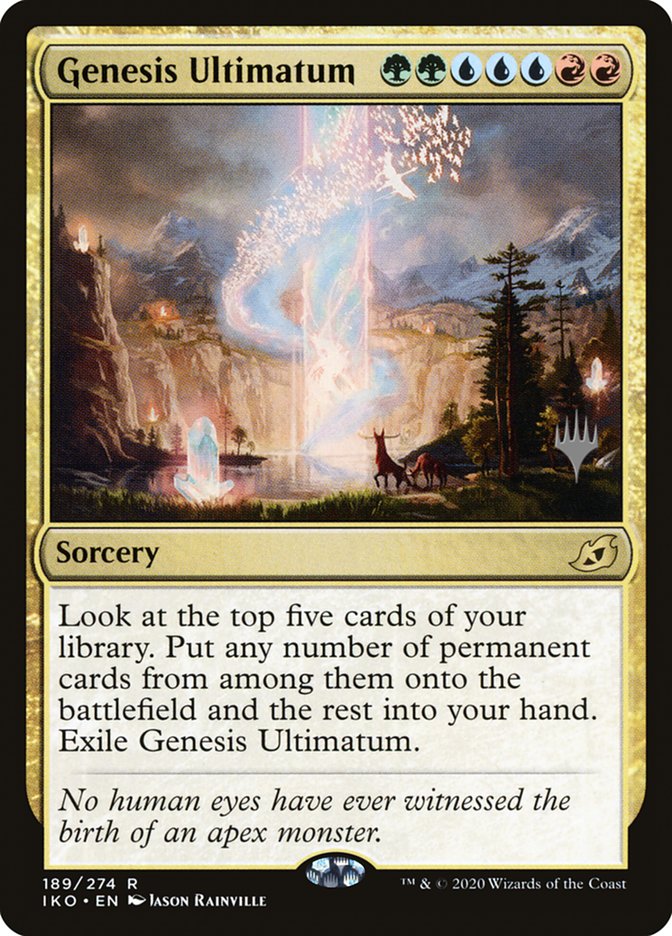 Genesis Ultimatum (Promo Pack) [Ikoria: Lair of Behemoths Promos] | Odin's Place
