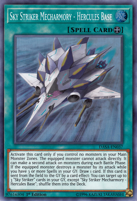 Sky Striker Mecharmory - Hercules Base [DASA-EN037] Super Rare | Odin's Place