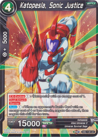 Katopesla, Sonic Justice (DB2-148) [Divine Multiverse] | Odin's Place