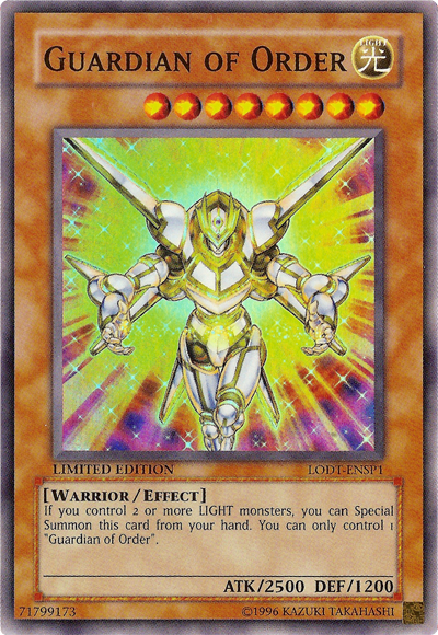 Guardian of Order [LODT-ENSP1] Super Rare | Odin's Place