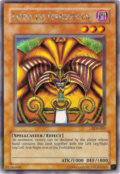 Exodia the Forbidden One (Dark Duel Stories) [DDS-003] Secret Rare | Odin's Place
