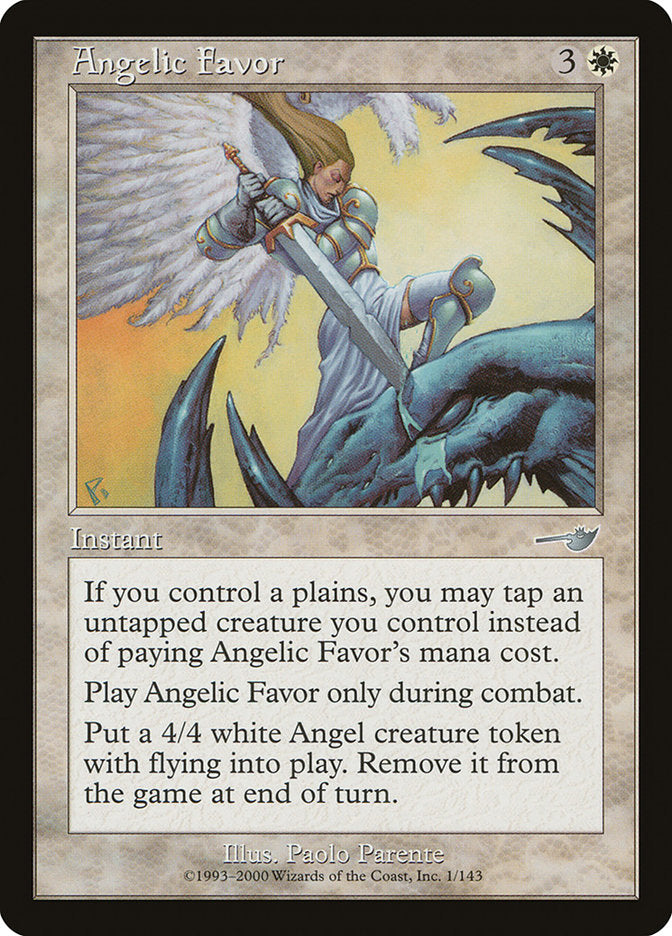 Angelic Favor (1) [Nemesis] | Odin's Place