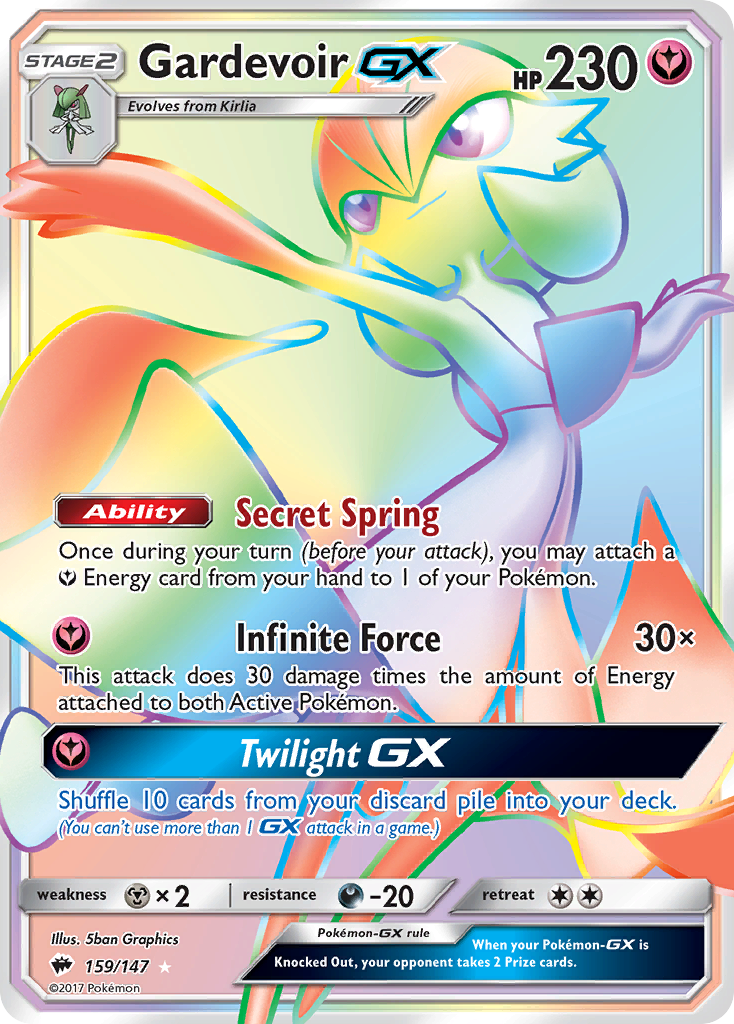 Gardevoir GX (159/147) [Sun & Moon: Burning Shadows] | Odin's Place