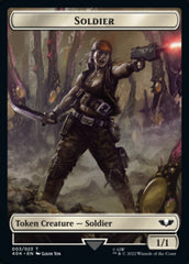Soldier (003) // Ultramarines Honour Guard Double-Sided Token [Warhammer 40,000 Tokens] | Odin's Place