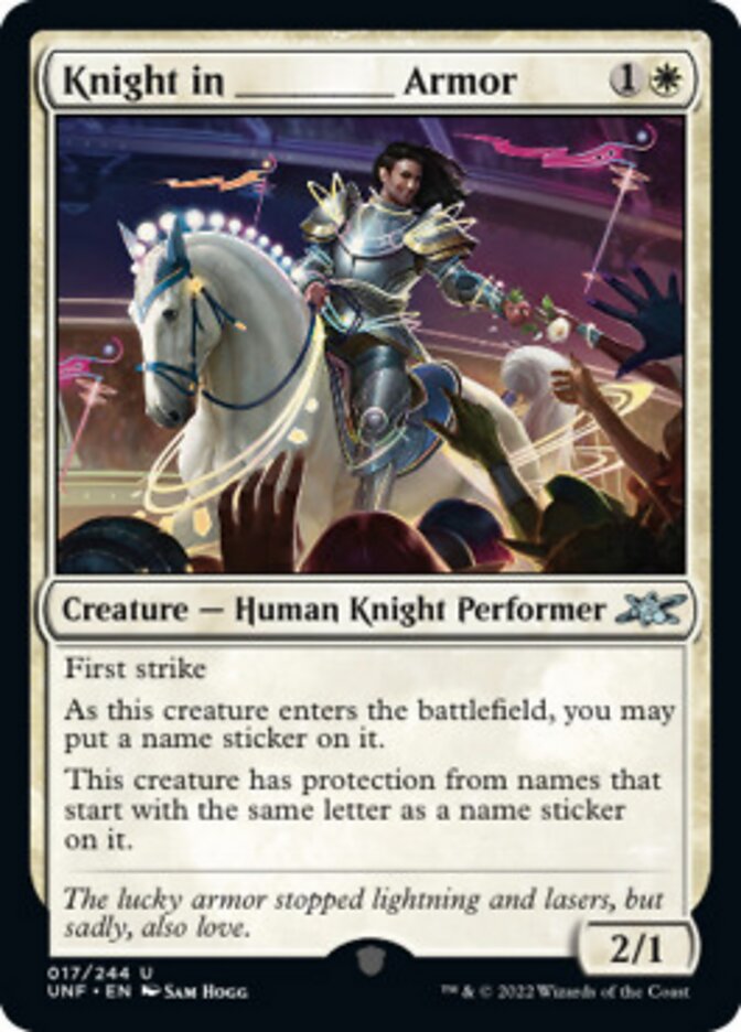Knight in _____ Armor [Unfinity] | Odin's Place