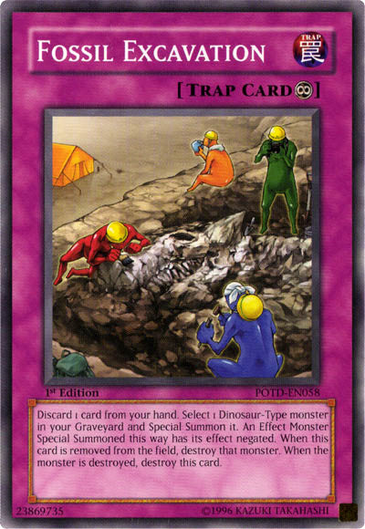 Fossil Excavation [POTD-EN058] Common | Odin's Place